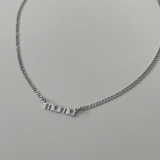 Mama Necklace 2.0- Silver