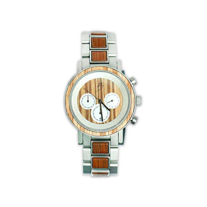 Montre Harrison en bois de baril de whisky recyclé
