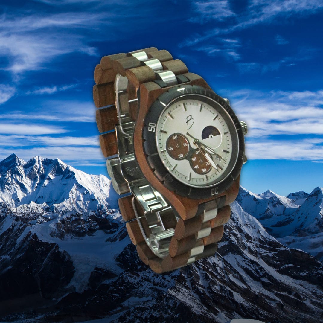 Montre Berthoud en bois de noyer