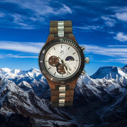 Montre Berthoud en bois de noyer