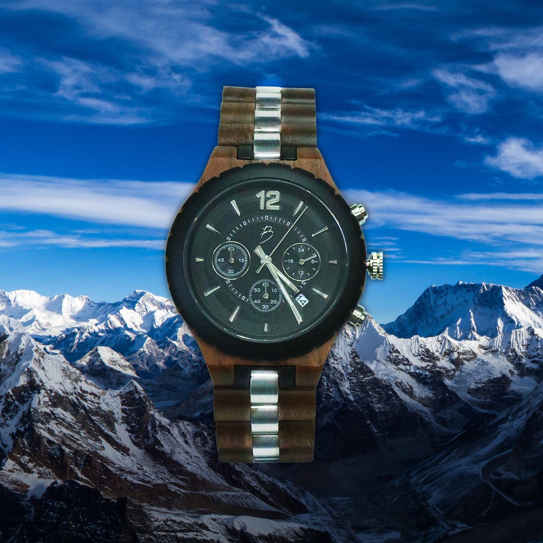 Montre Le Roy en bois de noyer