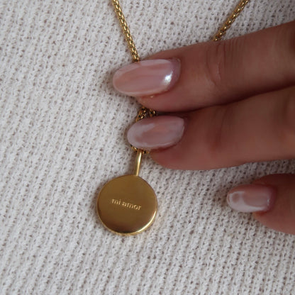 Mi Amor Necklace- Gold