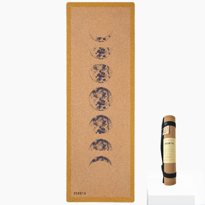 Moon Phases Cork Yoga Mat | 4.5MM