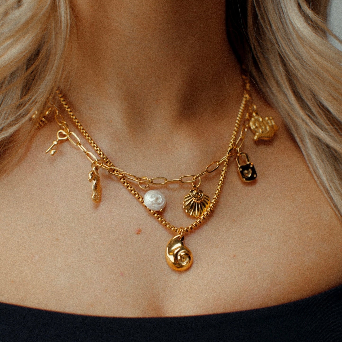 Nautilus Necklace- Gold