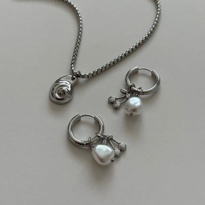 Nautilus Necklace- Silver