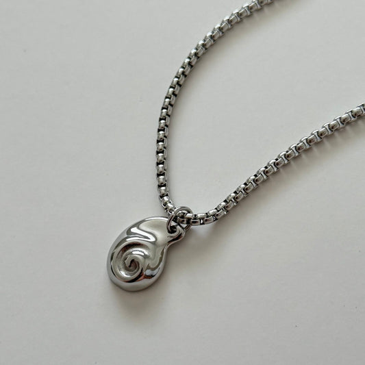 Nautilus Necklace- Silver