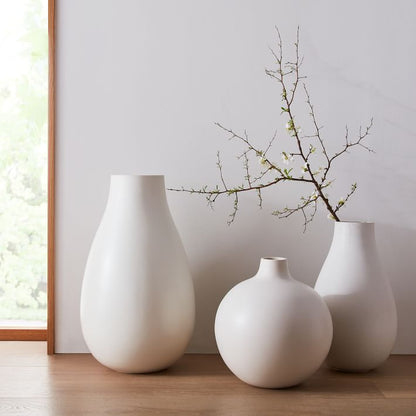 Oversized White Vase Collection