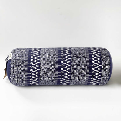 Natural & Organic Yoga Bolster | Navy Print