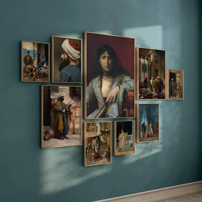 Eastward Gaze: Art Prints Inspired by the Ottoman and Arab Worlds Set