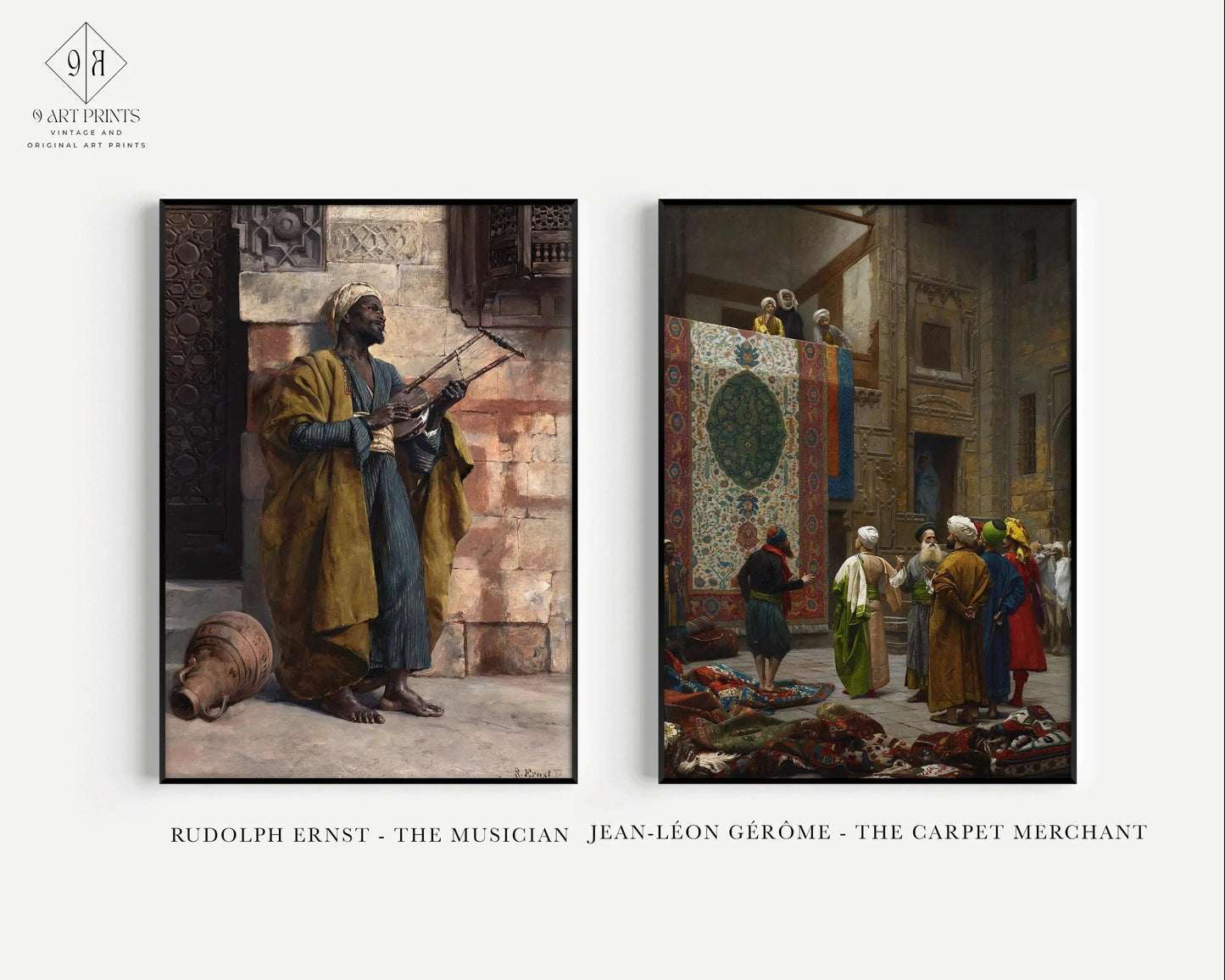 Eastward Gaze: Art Prints Inspired by the Ottoman and Arab Worlds Set