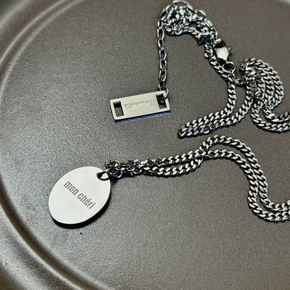 Tulipe Necklace- Silver