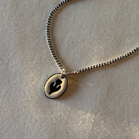 Tulipe Necklace- Silver