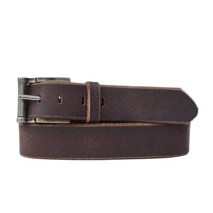 The Pinnacle Belt - Black 100 % Premium Leather Belt