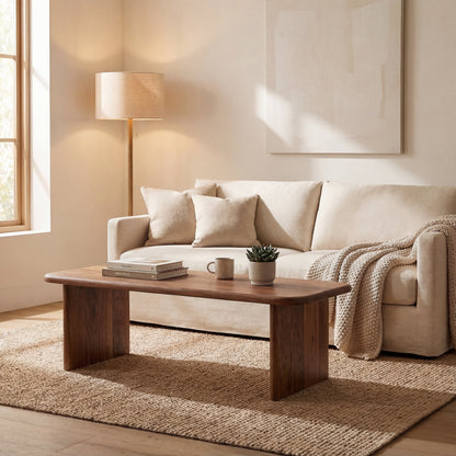 60 Inch Coffee Table in Walnut