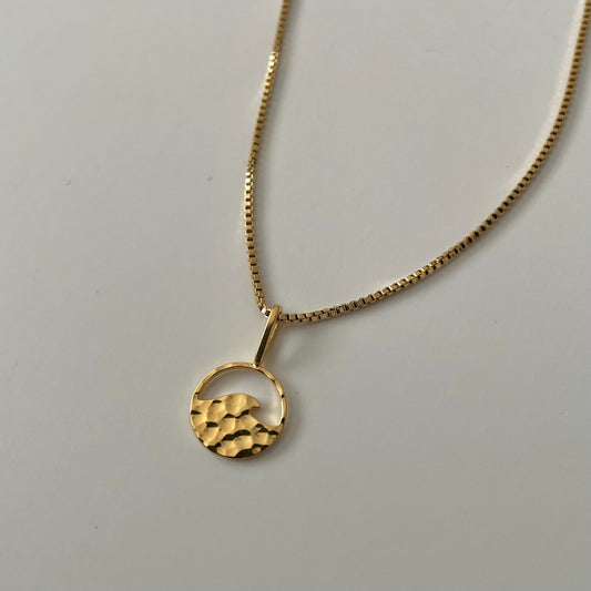 Wave Necklace- Gold