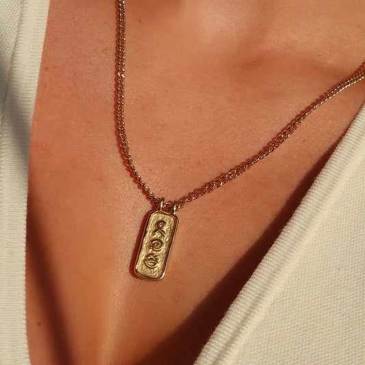 Wellness Necklace- Gold