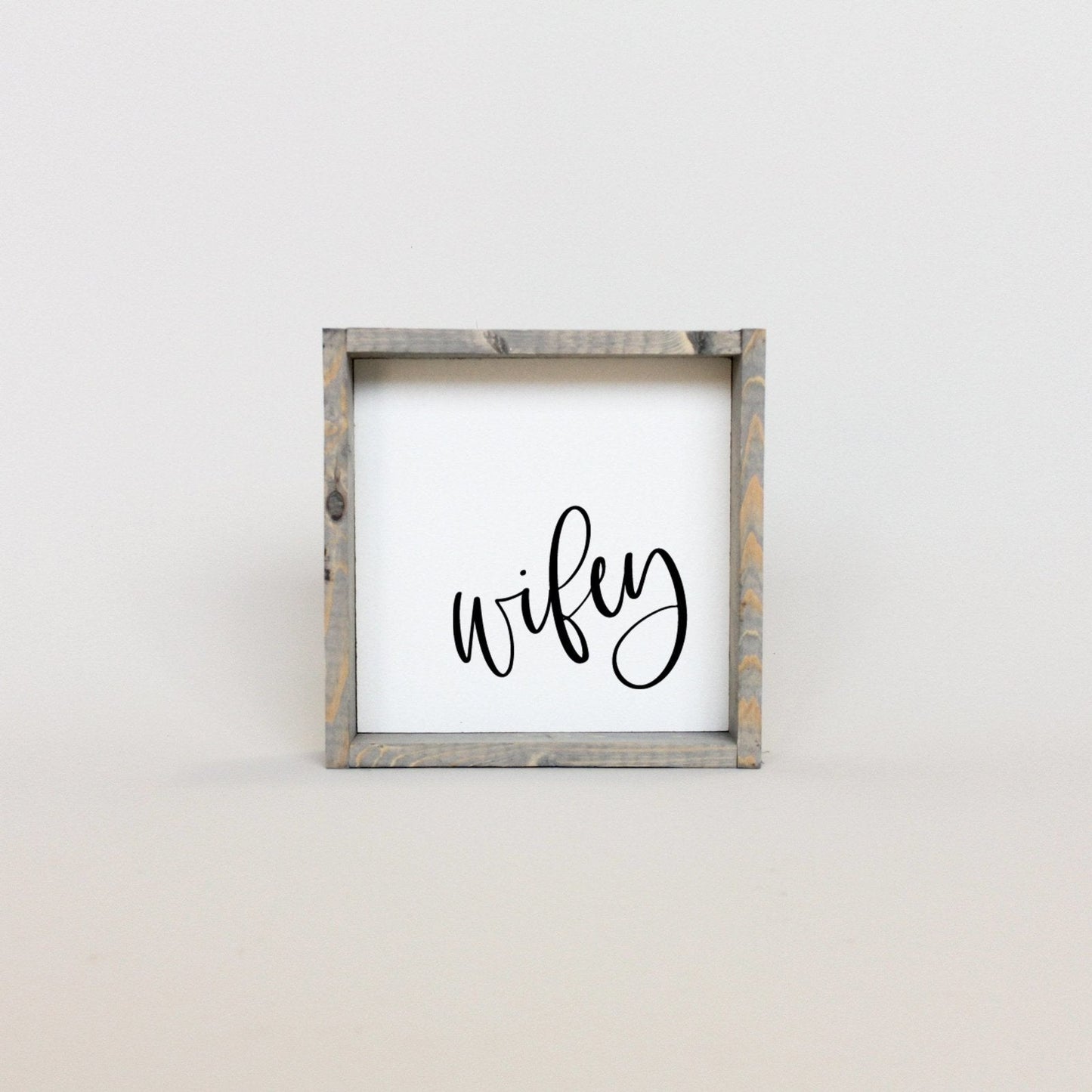 Wifey Wood Sign