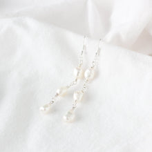 Load image into Gallery viewer, Freshwater Pearl Link Earrings
