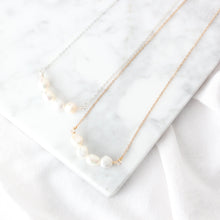 Load image into Gallery viewer, Organic Pearl Strand Necklace
