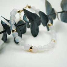 Load image into Gallery viewer, Vesta White Agate Bracelet
