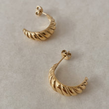 Load image into Gallery viewer, Chloe Midi Hoops - Gold
