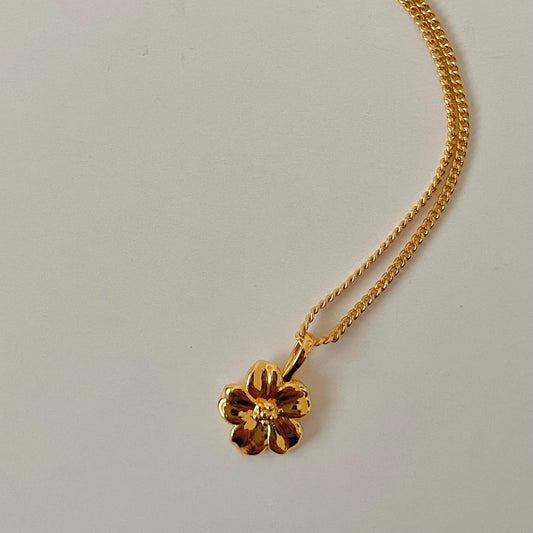 Hibiscus Pendant Necklace