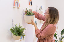 Load image into Gallery viewer, Wall Hanging Planters - White
