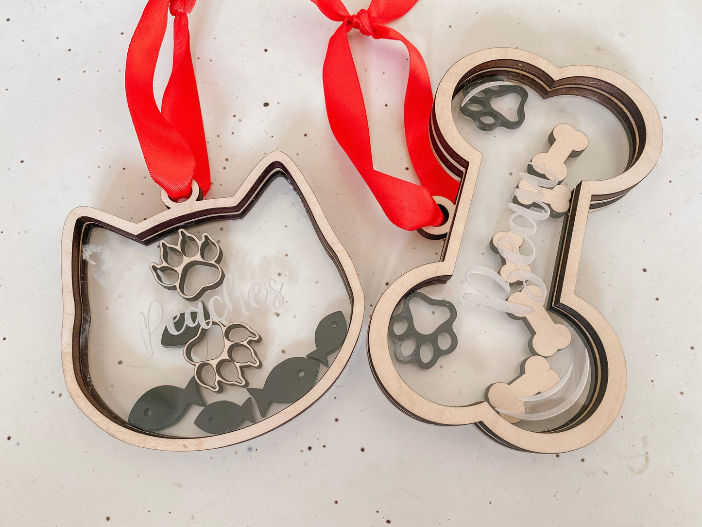 Dog/Cat Engraved Christmas Ornament