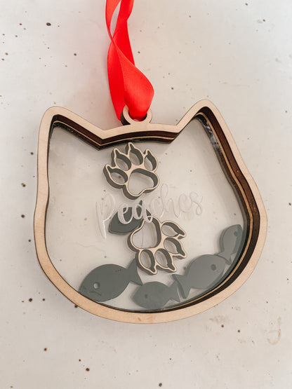 Dog/Cat Engraved Christmas Ornament