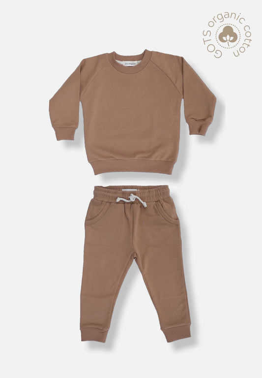 Organic Jogger Set - Mocha