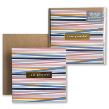 Load image into Gallery viewer, Rainbow Stripes Gratitude Cards
