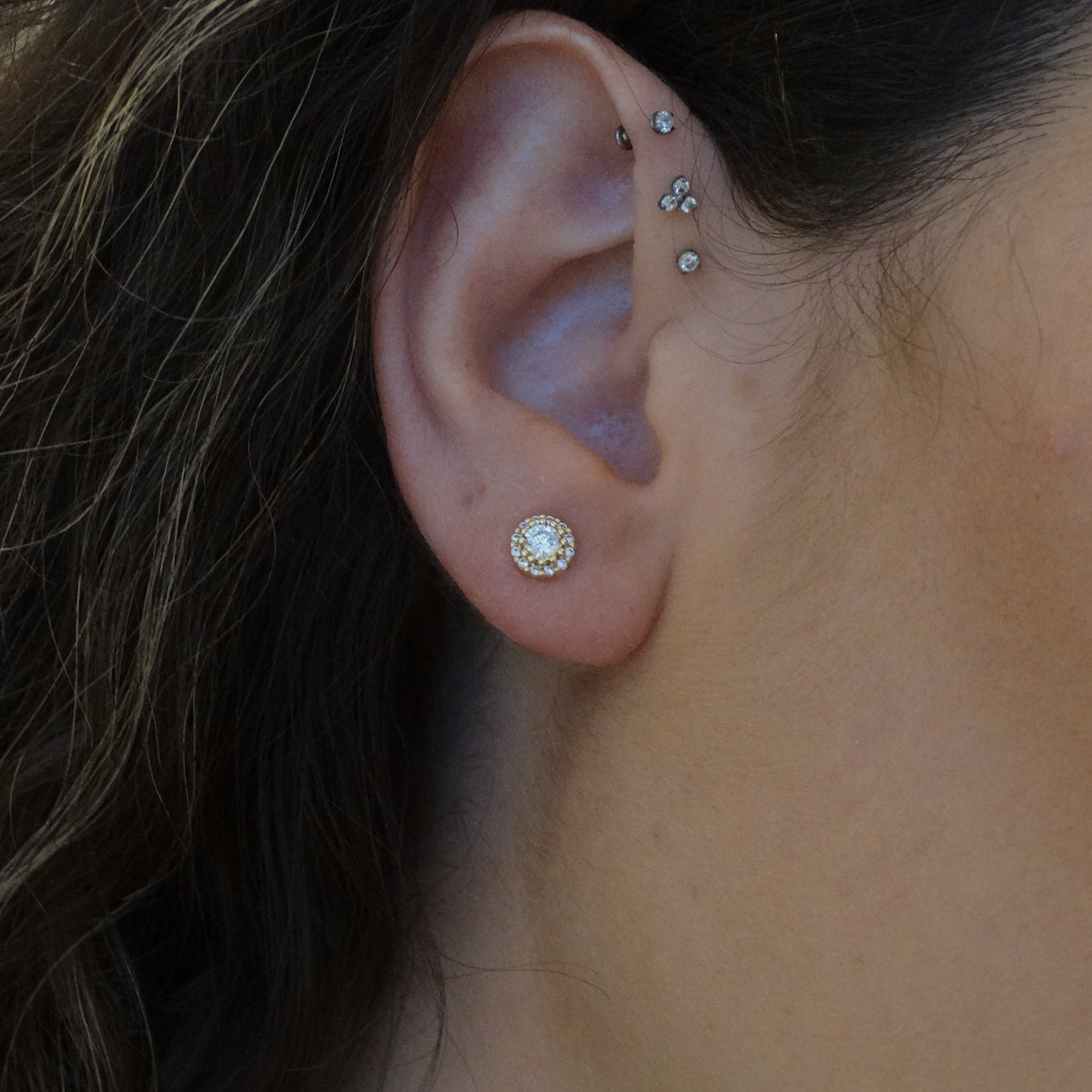 Rika Round Studs