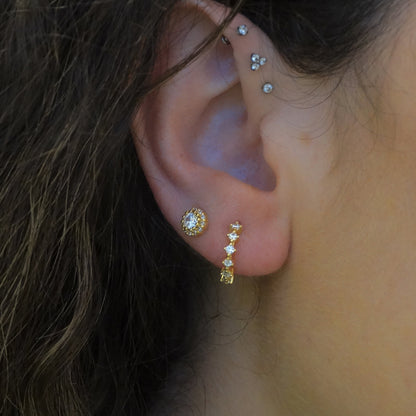 Rika Round Studs