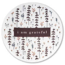 Load image into Gallery viewer, Lovely Lavender 3&quot; Clear Gratitude Sticker
